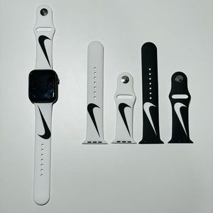2 Pcs Sport Wristlet Watch Band Strap for Apple Watch 38/40/41